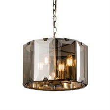 Interiors 1900 Clooney 4 Light Pendant Glass