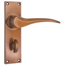 Coventry Bathroom Door Handles Imitation Bronze Metal Antique