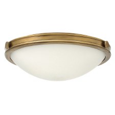 Hinkley Collier Flush Ceiling Light Medium Heritage Brass Hinkley Collier Flush Ceiling Light Medium Heritage Brass
