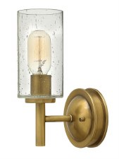 Hinkley Collier Wall Light Heritage Brass