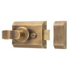 Contract Night Latch 60mm Antique Brass