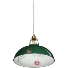 Coolicon Large 1933 Design Light Shade 40cm Green with Map Inside