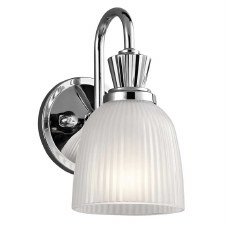 Kichler Cora Bathroom Wall 1 Down Light Polished Chrome