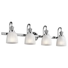 Kichler Cora Bathroom Wall 4 Down Light Polished Chrome