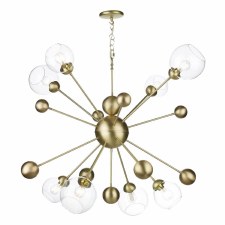 David Hunt Cosmos 8 Light Pendant Brass