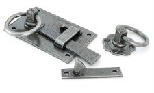 From The Anvil Cottage Rim Latch LH Pewter