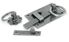 From The Anvil Cottage Rim Latch RH Pewter