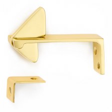 Counterflap Catch 56mm x 83mm Polished Brass Lacquered