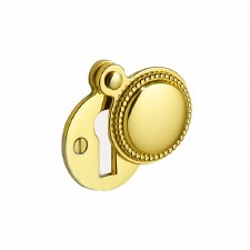 Brassart Princess 934 Covered Escutcheon Polished Brass Unloacquered