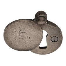Heritage Covered Escutcheon RPW554 Rustic Pewter