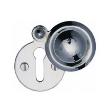 Heritage V1020 Covered Escutcheon Polished Chrome Heritage V1020 Covered Escutcheon Polished Chrome