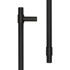 EnduraLine T-Bar Pull Handle Bolt Through Fixed 425mm Black PVD