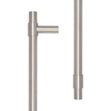 EnduraLine T-Bar Pull Handle Bolt Through Fixed 425mm Satin Stainless Steel