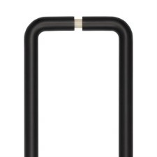 EnduraLine D Shape Pull Handle Back-to-Back Fixed 425mm Black PVD