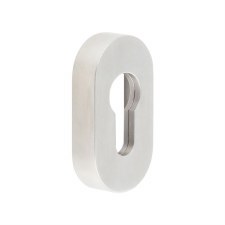 EnduraLine Oval Euro Escutcheon Satin Stainless Steel