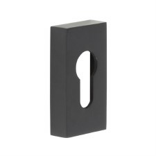 EnduraLine Rectuangular Euro Escutcheon Black PVD
