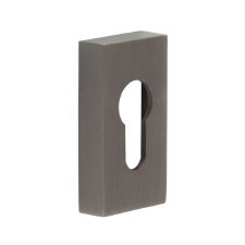 EnduraLine Rectuangular Euro Escutcheon Dark Bronze PVD