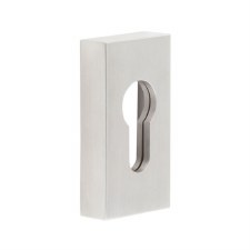 EnduraLine Rectuangular Euro Escutcheon Satin Stainless Steel