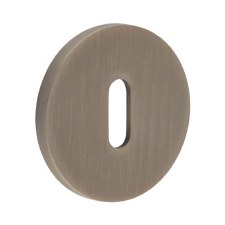 EnduraLine Round Escutcheon Standard Keyway Antique Brass PVD