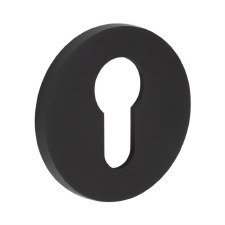 EnduraLine Round Escutcheon Euro Keyway Black PVD