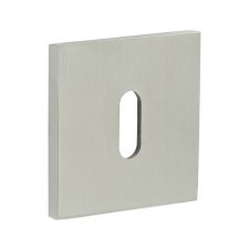 EnduraLine Square Escutcheon Standard Keyway Satin Stainless Steel