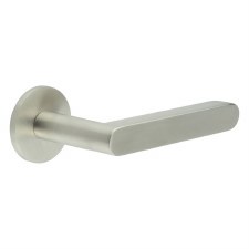 EnduraLine Draycott Handle on Sprung Round Rose Satin Stainless Steel