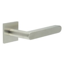 EnduraLine Draycott Handle on Sprung Square Rose Satin Stainless Steel