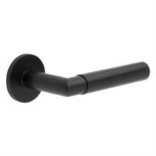EnduraLine Lambourn Handle on Sprung Round Rose Black PVD