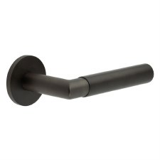 EnduraLine Lambourn Handle on Sprung Round Rose Dark Bronze PVD