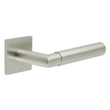 EnduraLine Lambourn Handle on Sprung Square Rose Satin Stainless Steel