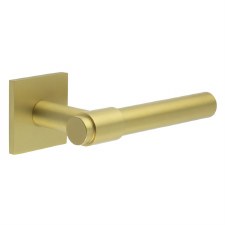 EnduraLine Preston Handle on Sprung Square Rose Satin Brass PVD