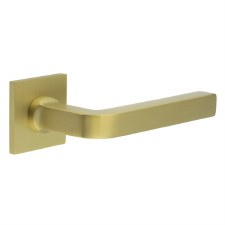 EnduraLine Eaton Handle on Sprung Square Rose Satin Brass PVD