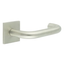 EnduraLine Hanby Handle on Sprung Square Rose Satin Stainless Steel
