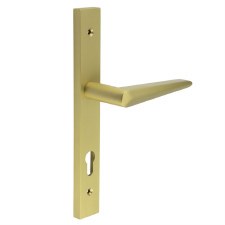 EnduraLine Burley Multipoint Lock Handle Satin Brass PVD