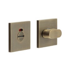 EnduraLine Croxton Square Turn & Release with Indicator Antique Brass PVD