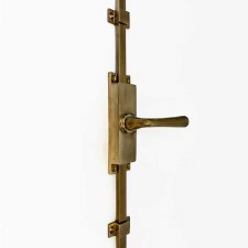 Aston Cremone Bolt with Straight Lever Antique Brass Unlacquered