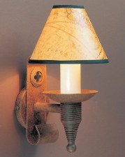 Cromwell Single Wall Light Aged Iron