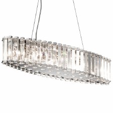Kichler Crystal Skye Island Pendant Chandelier Polished Chrome