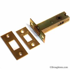 Tubular Deadbolt G8060 83mm Polished Brass Unlacquered