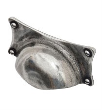 Finesse Grafton Cup Handle Drawer Pull PCH006 Solid Pewter Finesse Grafton Cup Handle Drawer Pull PCH006 Solid Pewter