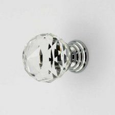 Crystal Cupboard Knob 30mm Chrome Crystal Cupboard Knob 30mm Chrome