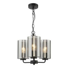 Daylin 3 Light Pendant Satin Black