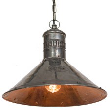 Deck Ceiling Pendant Lamp Antique Brass