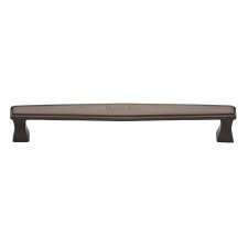 Heritage Deco Pull Handle V1334 305 Medium Matt Bronze Heritage Deco Pull Handle V1334 305 Medium Matt Bronze