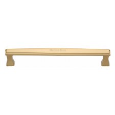 Heritage Deco Pull Handle V1334 305 Medium Satin Brass