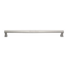 Heritage Deco Pull Handle V1334 483 Large Satin Nickel