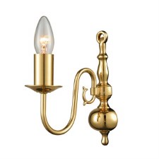 Flemish 8 Arm Chandelier Polished Brass - Broughtons Lighting