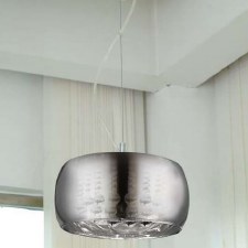 Deni 3 Light Crystal Pendant Chrome