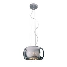 Deni 5 Light Crystal Pendant Chrome