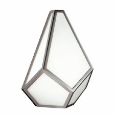 Feiss Diamond Wall Light Polished Nickel Feiss Diamond Wall Light Polished Nickel